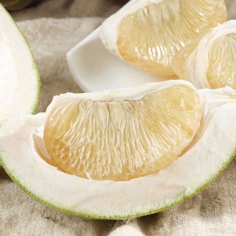 舒楠鲜生 泰国青柚 进口青皮白肉蜜柚大果 新鲜水果 青柚2个装（约4.5斤）