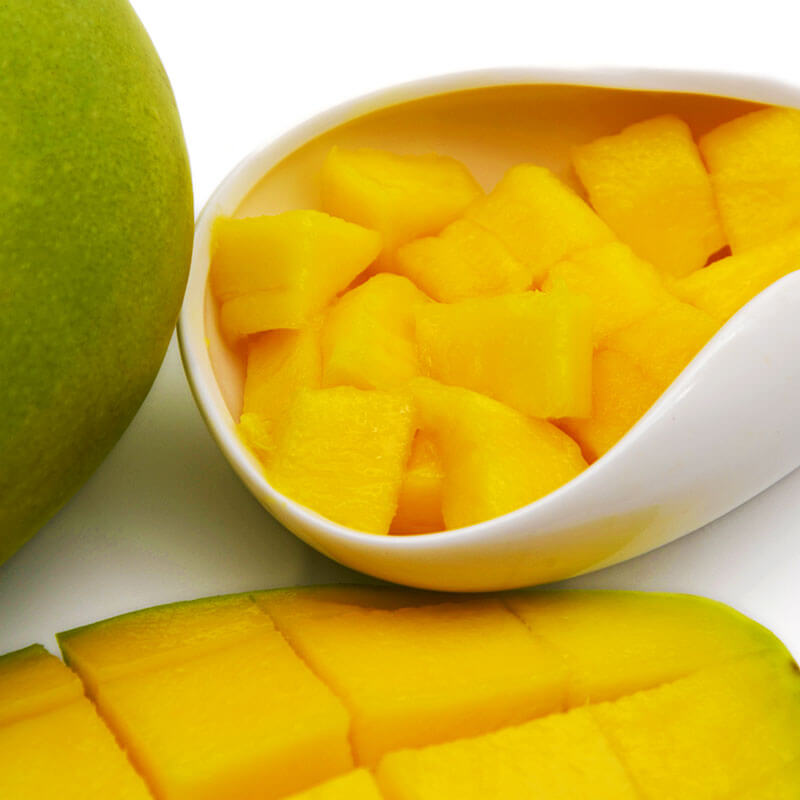 玖原农珍 海南三亚青芒现摘优选青皮芒果 新鲜水果 9斤量贩装（300-600g）